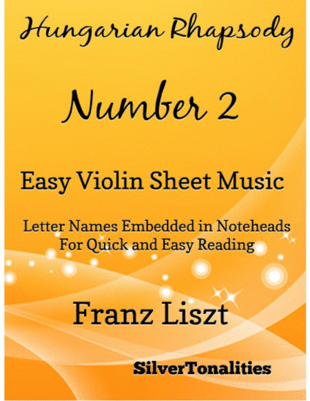 Free Sheet Music Hungarian Rhapsody Number 2 Easy Violin Sheet Music