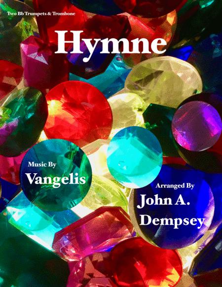 Hymne Vangelis Brass Trio For Two Trumpets And Trombone Sheet Music