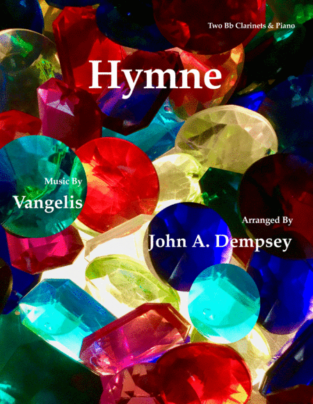 Free Sheet Music Hymne Vangelis Trio For Two Clarinets And Piano