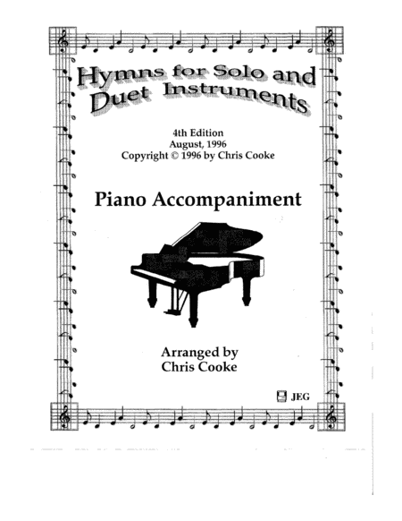 Hymns For Solo And Duet Instruments Piano Accompaniment Sheet Music