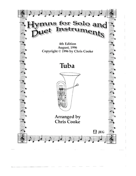 Hymns For Solo And Duet Instruments Tuba Sheet Music