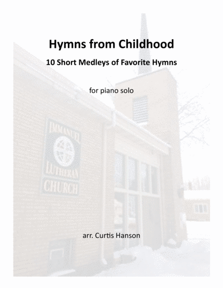 Free Sheet Music Hymns From Childhood Complete Piano