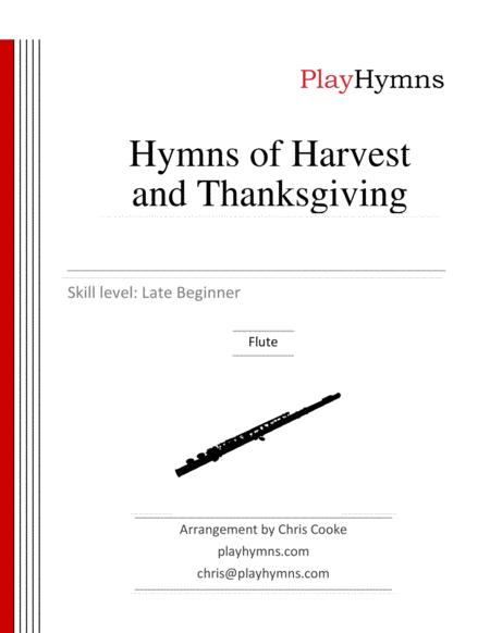 Hymns Of Harvest And Thanksgiving Sheet Music