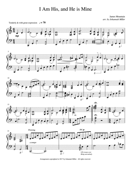 I Am His And He Is Mine Sheet Music