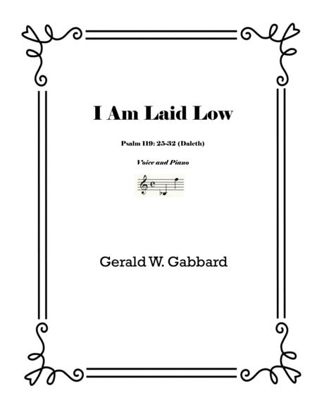 I Am Laid Low Psalm 119 1999 Sheet Music