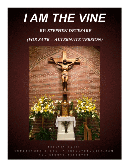 Free Sheet Music I Am The Vine