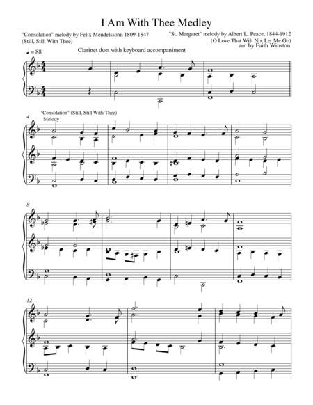 I Am With Thee Sheet Music