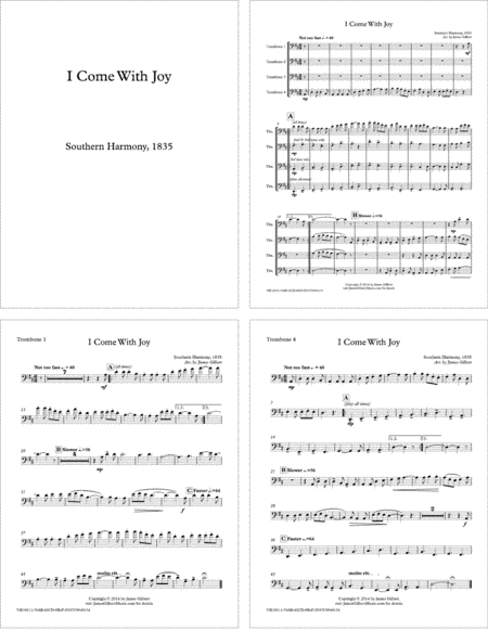 I Come With Joy Br11 Sheet Music