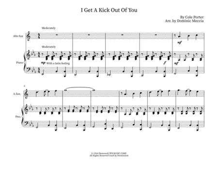 I Get A Kick Out Of You Alto Sax And Piano Sheet Music