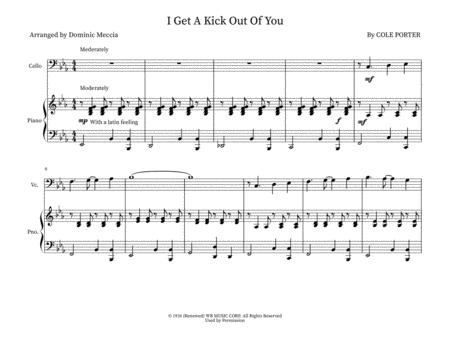 I Get A Kick Out Of You Cello And Piano Sheet Music