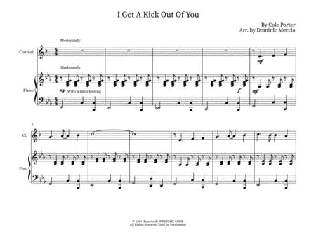 I Get A Kick Out Of You Clarinet And Piano Sheet Music