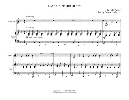 I Get A Kick Out Of You Tenor Sax And Piano Sheet Music