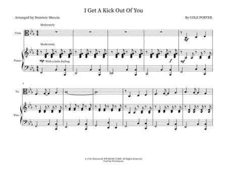 I Get A Kick Out Of You Viola And Piano Sheet Music