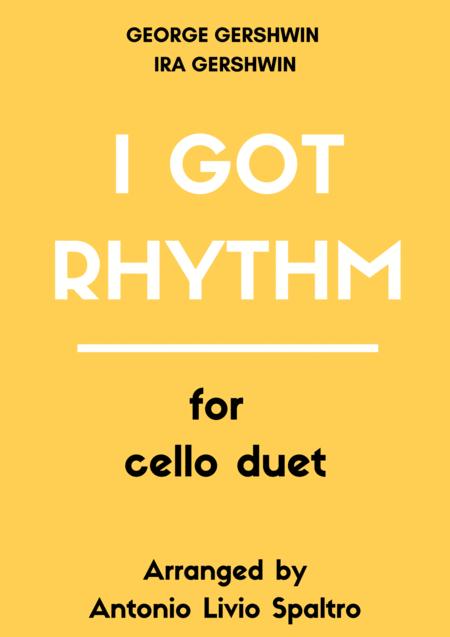 Free Sheet Music I Got Rhythm For Cello Duet