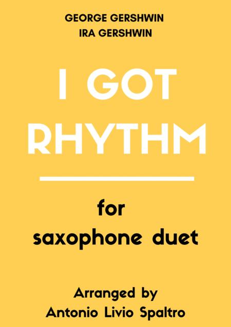 I Got Rhythm For Saxophone Duet Sheet Music