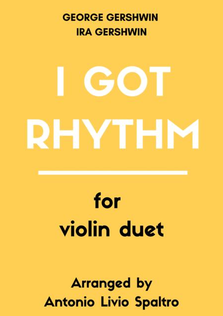 Free Sheet Music I Got Rhythm For Violin Duet