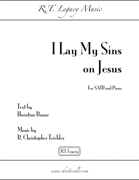 Free Sheet Music I Lay My Sins On Jesus Satb And Piano
