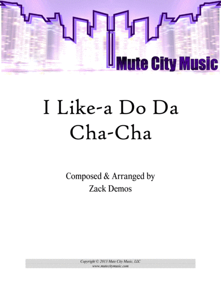 Free Sheet Music I Like A Do Da Cha Cha