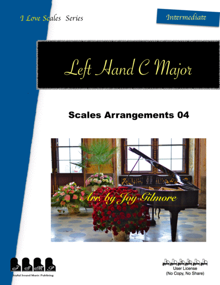 Free Sheet Music I Love Scales In C Major For The Left Hand Exercise 04