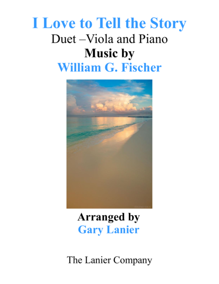 I Love To Tell The Story Duet Viola Piano With Parts Sheet Music