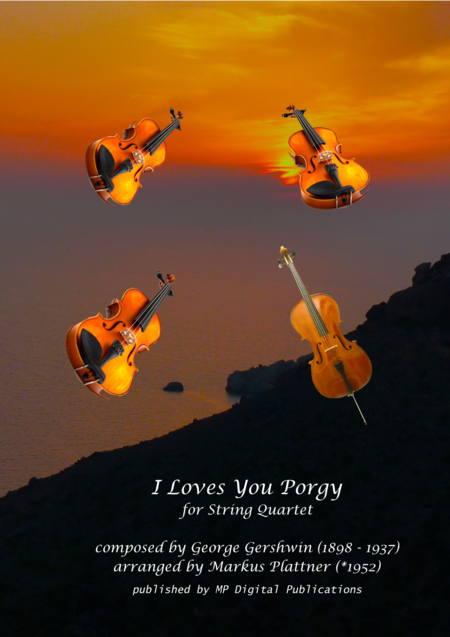 Free Sheet Music I Loves You Porgy For String Quartet