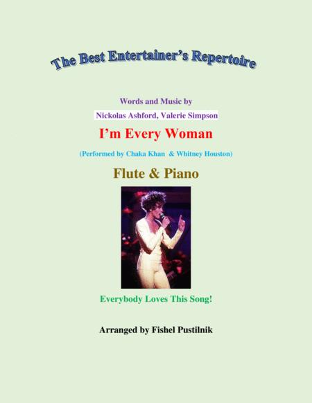 I M Every Woman For Flute And Piano Video Sheet Music