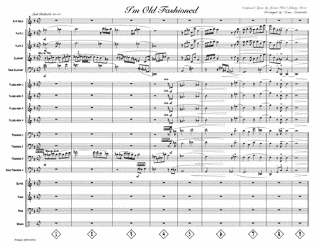 I M Old Fashioned Arr Drew Zaremba Sheet Music