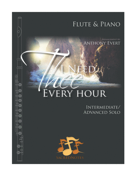 Free Sheet Music I Need Thee Every Hour Flute Piano