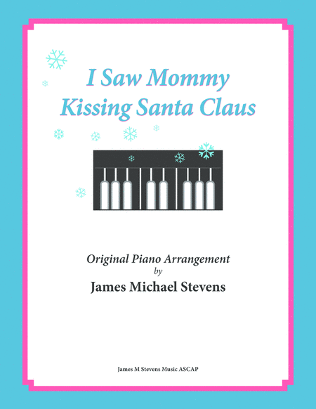 I Saw Mommy Kissing Santa Claus Christmas Piano Sheet Music