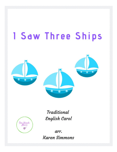 I Saw Three Ships Student Student Duet Sheet Music