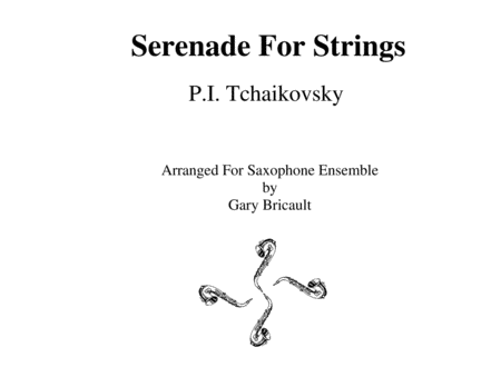 Free Sheet Music I Serenade From Serenade For Strings