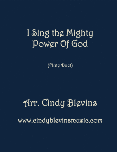 I Sing The Mighty Power Of God For Flute Duet Sheet Music