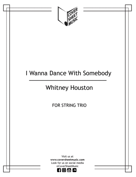 Free Sheet Music I Wanna Dance With Somebody String Trio