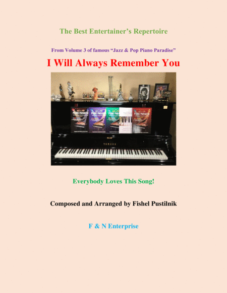 I Will Always Remember You Sheet Music