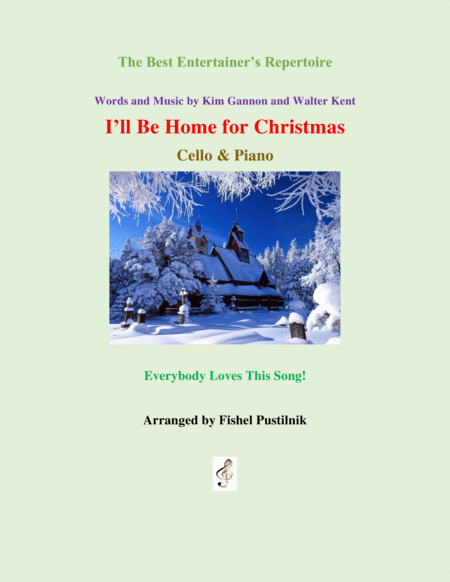 I Will Be Home For Christmas For Cello And Piano Sheet Music