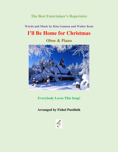 I Will Be Home For Christmas For Oboe And Piano Jazz Pop Version Sheet Music