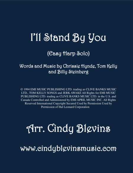 Free Sheet Music I Will Stand By You Arranged For Easy Harp