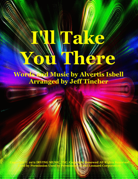 Free Sheet Music I Will Take You There