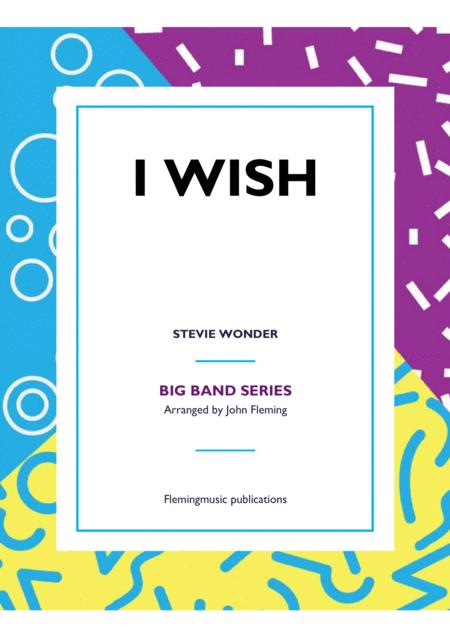 I Wish Big Band Vocal Sheet Music