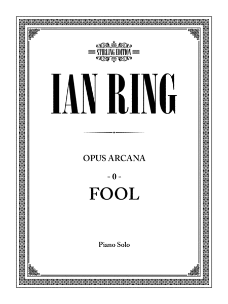 Free Sheet Music Ian Ring Opus Arcana 0 Fool