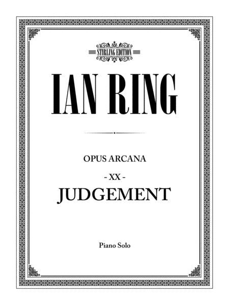 Free Sheet Music Ian Ring Opus Arcana 20 Judgement