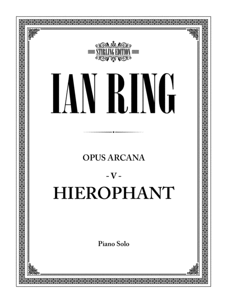 Ian Ring Opus Arcana 5 Hierophant Sheet Music