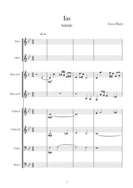 Free Sheet Music Ias Duet For French Horn