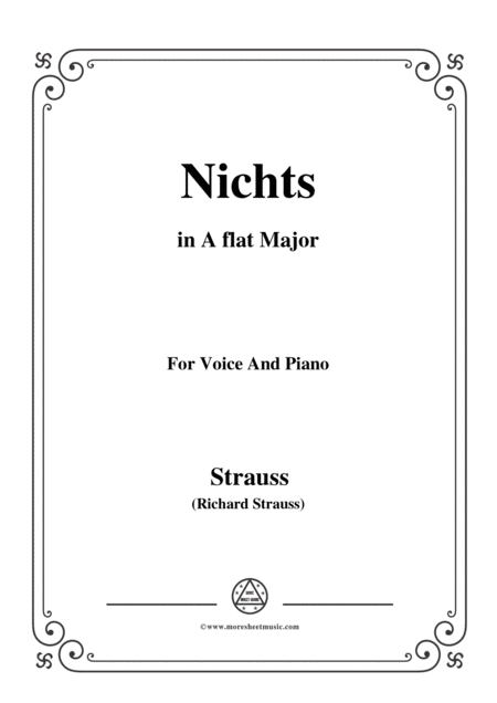 Ich Kanns Nicht Fassen Op 42 No 3 A Flat Minor Sheet Music