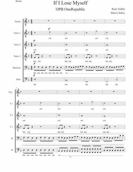 If I Lose Myself Sheet Music