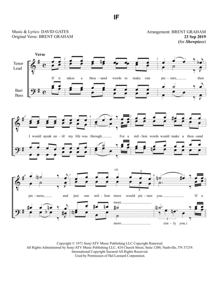 If Men Sheet Music