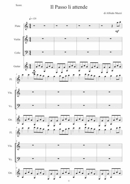 Free Sheet Music Il Passo Li Attende