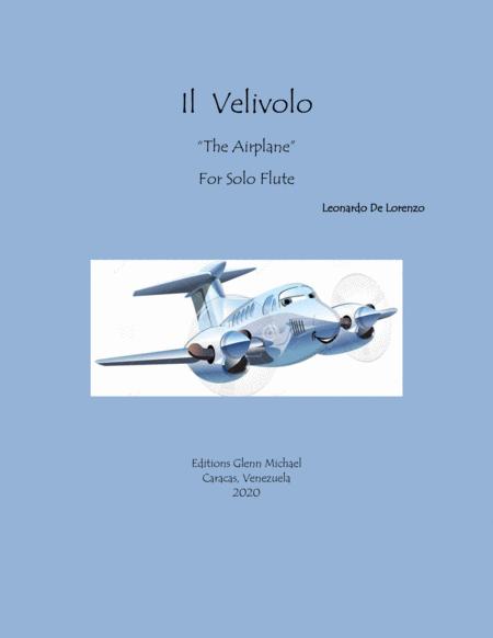 Il Velivolo The Airplane For Solo Flute Sheet Music