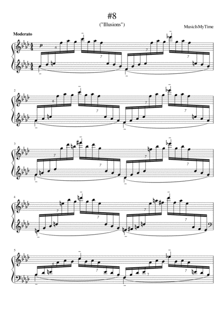 Free Sheet Music Illusions 8