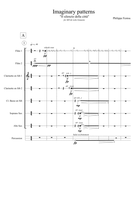 Free Sheet Music Imaginary Patterns